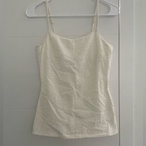 Cream Lace Camisole Top
